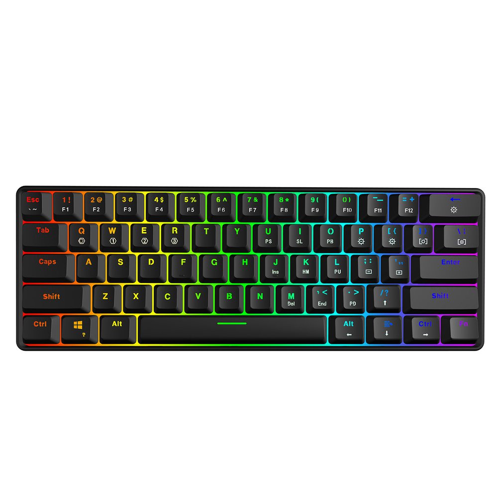 Wireless Keyboard Mini - SKYLOONG GK61 Mini Portable 60% Gamer