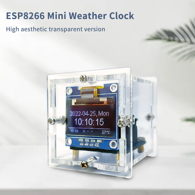 ESP8266 Mini Weather Clock Kit - Diy Electronics Gadgets avis et prix