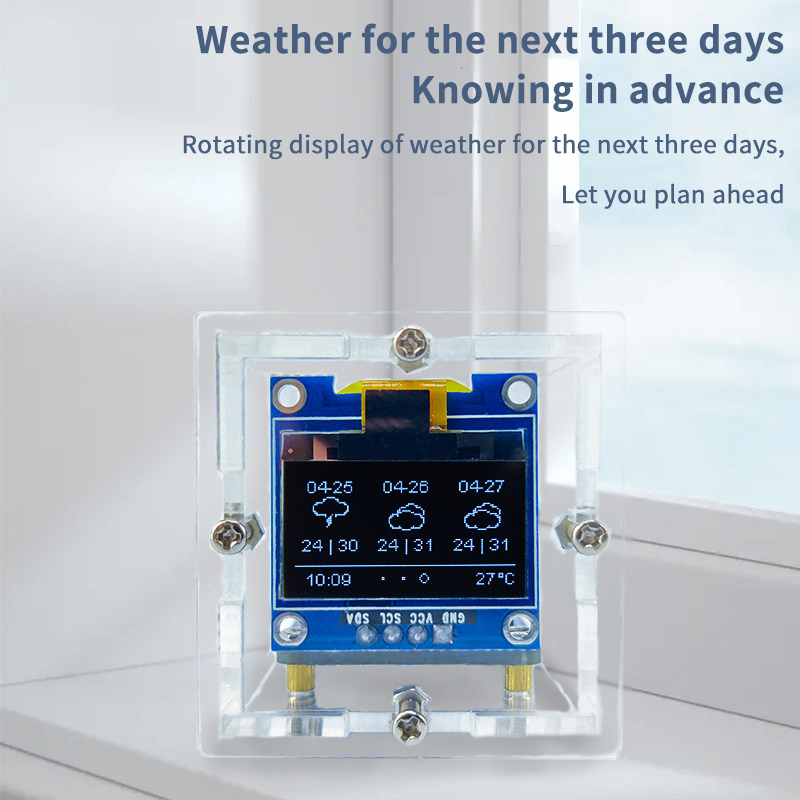 ESP8266 Mini Weather Clock Kit - Diy Electronics Gadgets avis et prix