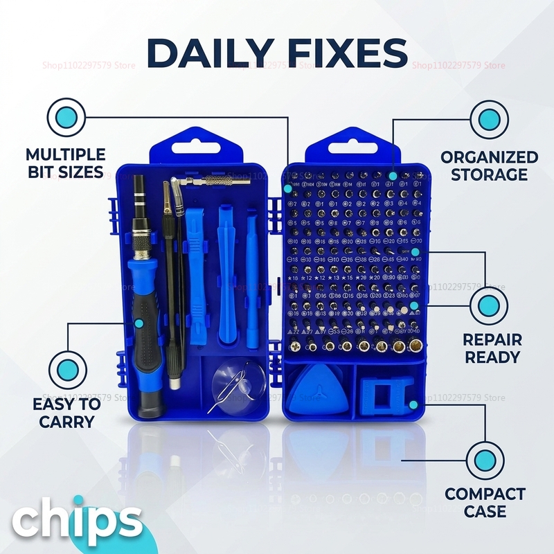 115 in 1 Multifunctional Screw - Electronics And Gadgets With I avis et prix