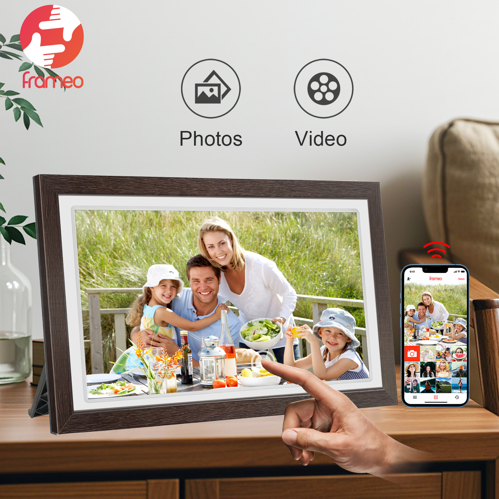 21.5-Inch WiFi digital photo f - Digital Photo Frame Wifi avis et prix
