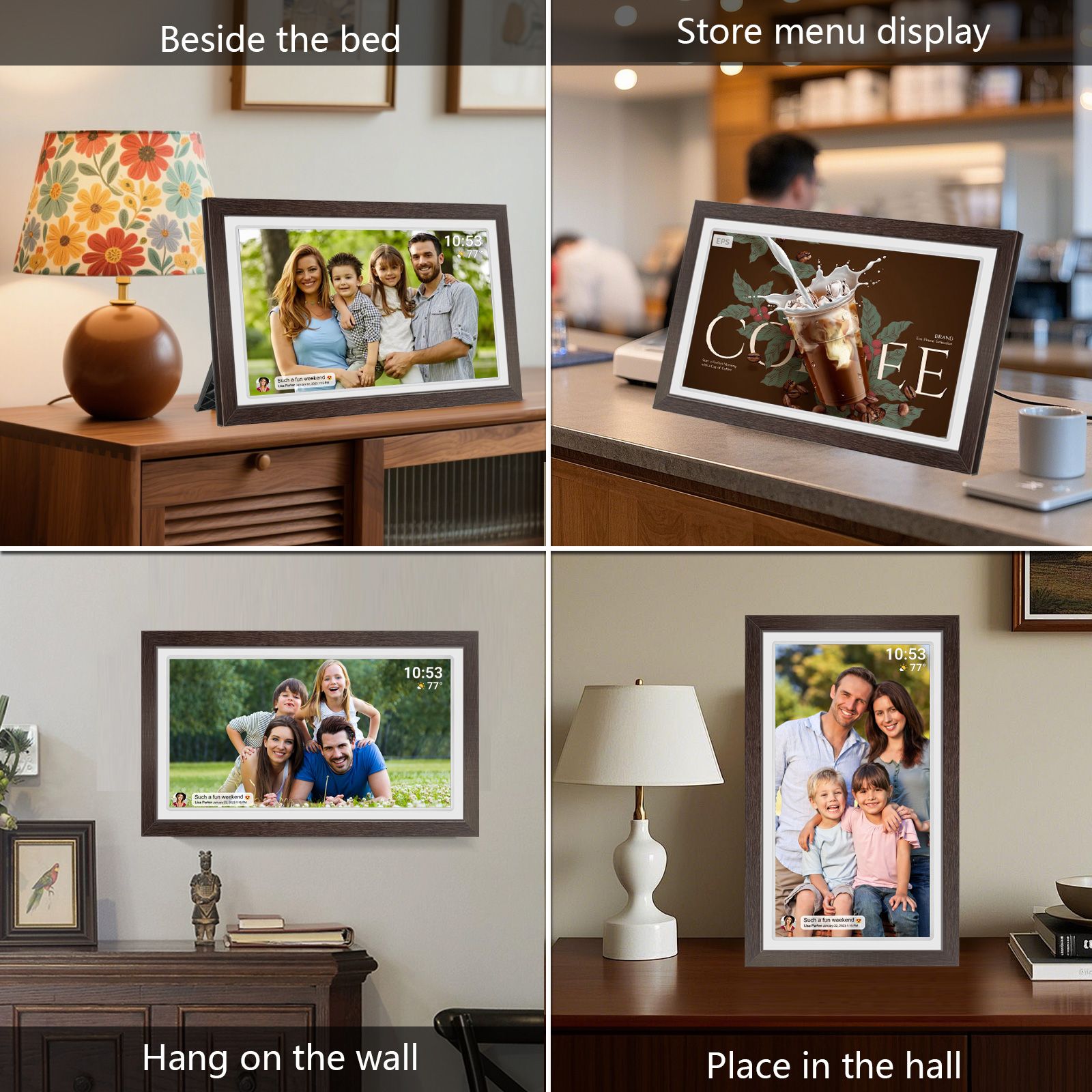 21.5-Inch WiFi digital photo f - Digital Photo Frame Wifi avis et prix