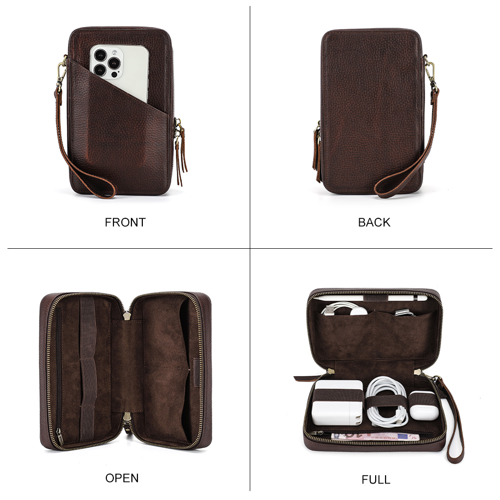 Genuine Leather Portable USB D - Electronics And Gadgets With I avis et prix