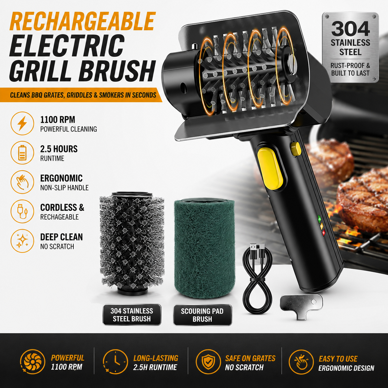 Rechargeable Electric Grill Br - Kitchen Electronics Gadgets avis et prix