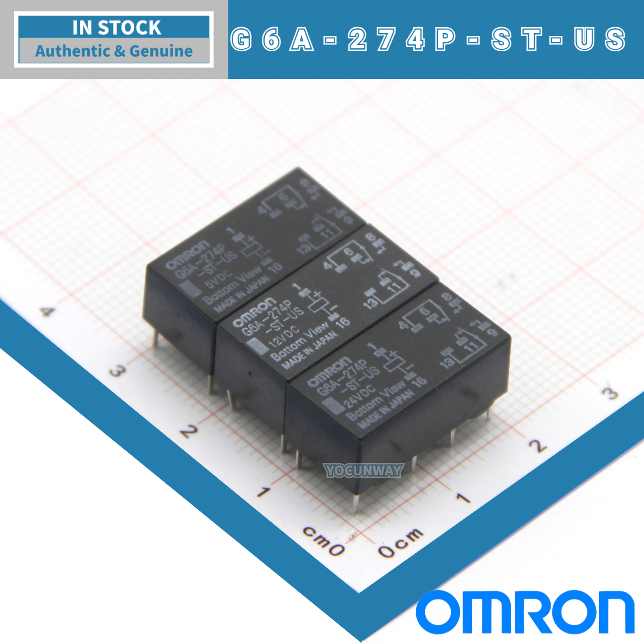OMRON Signal Relay G6A-274P-ST - Electronics In Japan avis et prix