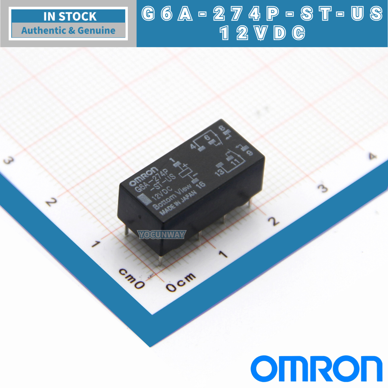 OMRON Signal Relay G6A-274P-ST - Electronics In Japan avis et prix