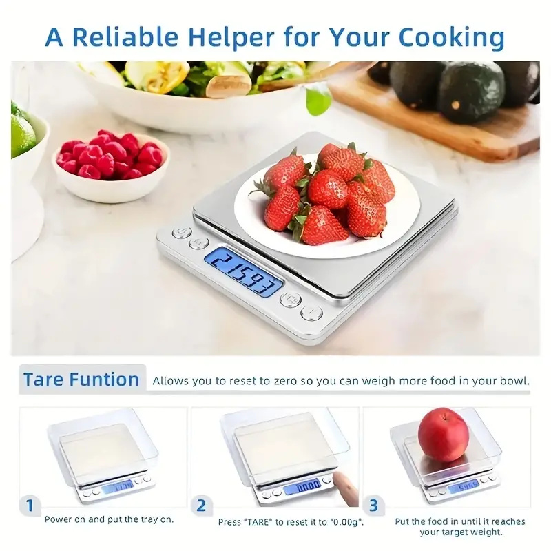 1pc Digital Kitchen Scale Mini - Electronics And Gadgets With I avis et prix