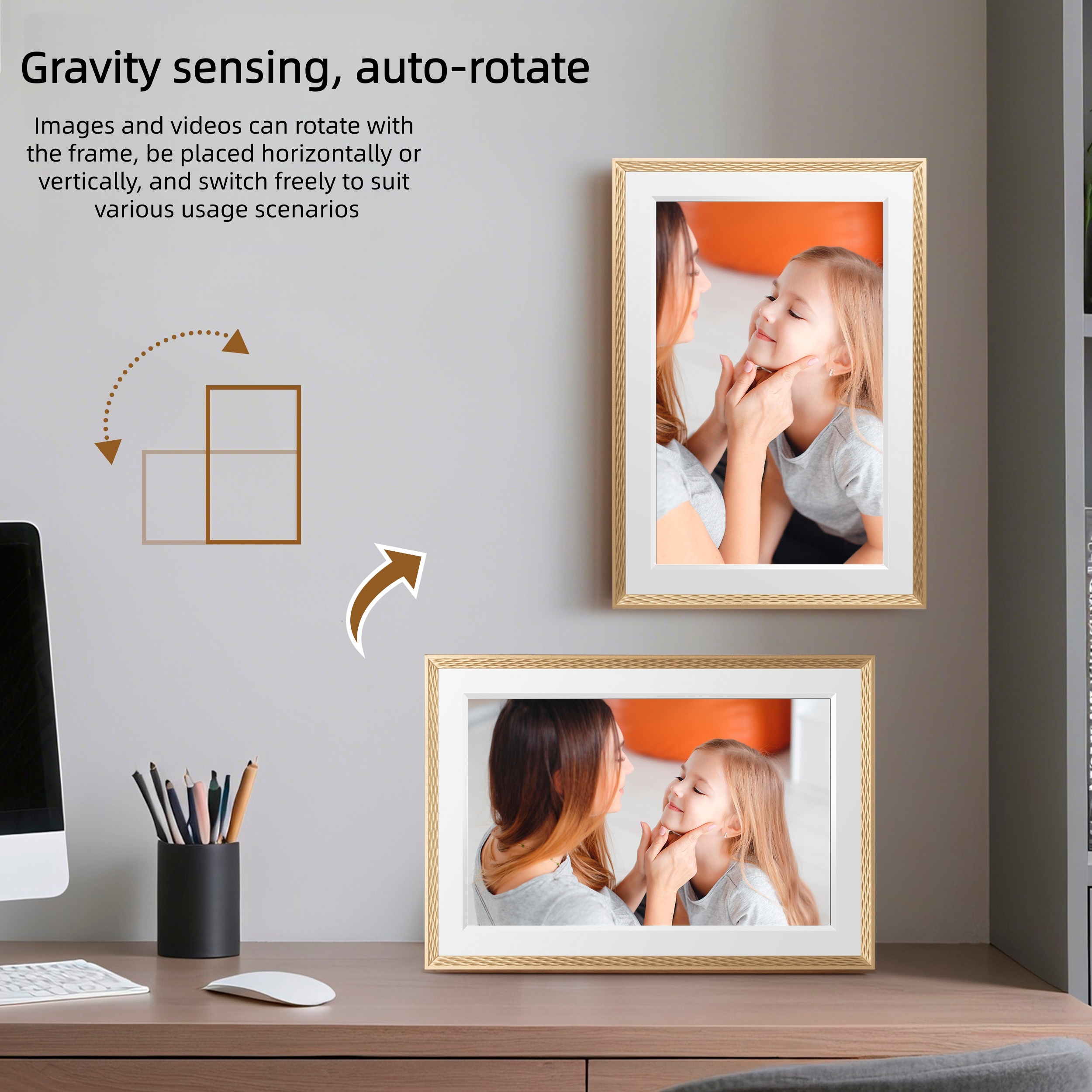 Frameo 10.1 Inch Digital Pictu - Digital Photo Frame Wifi avis et prix