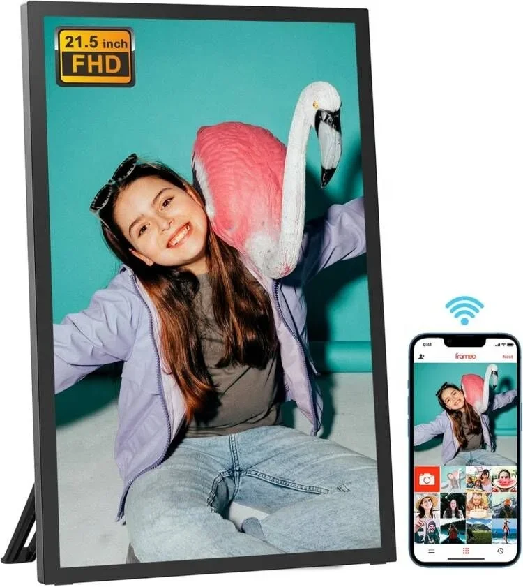 Large stock 21.5 inch FRAMEO N - Digital Photo Frame Wifi avis et prix