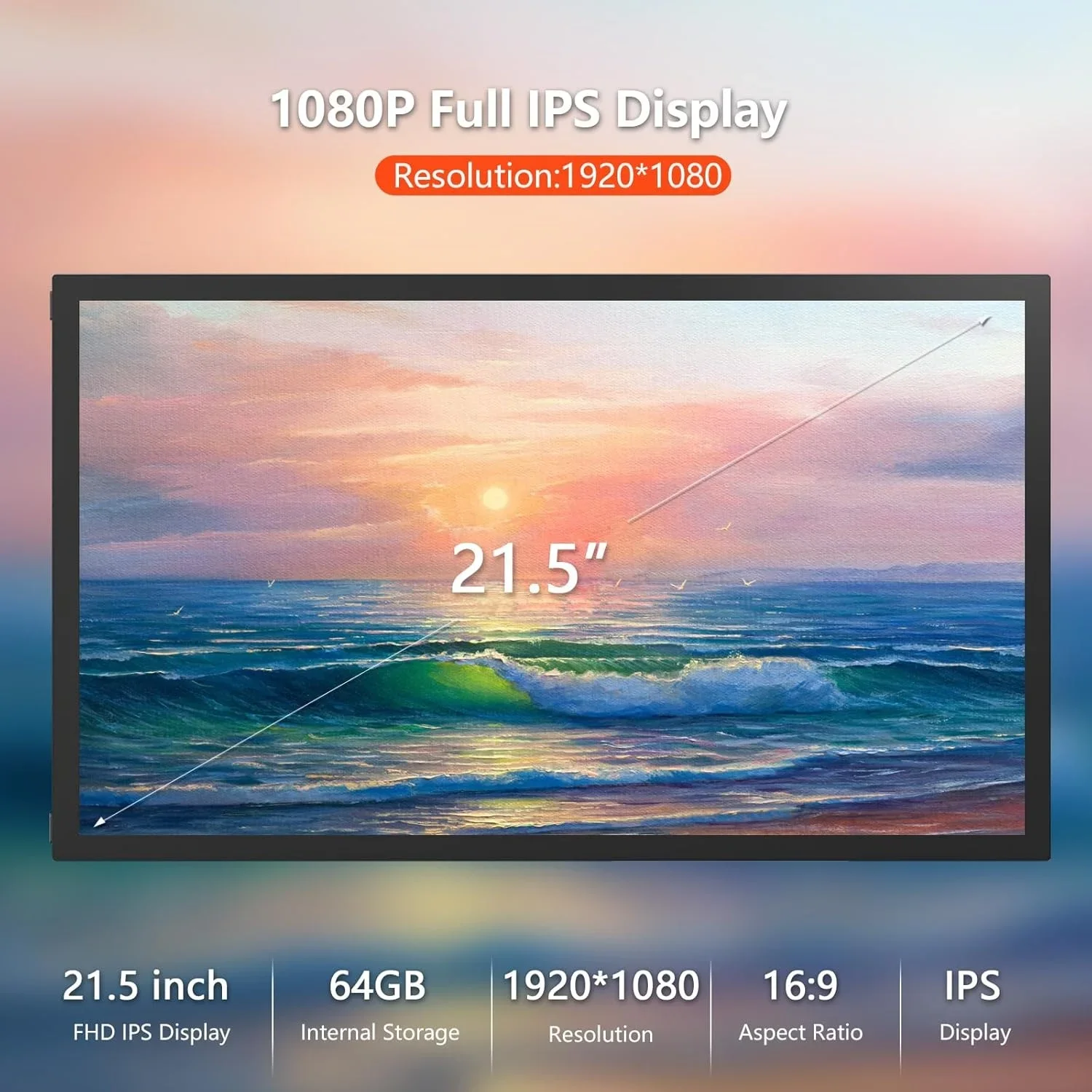 Large stock 21.5 inch FRAMEO N - Digital Photo Frame Wifi avis et prix