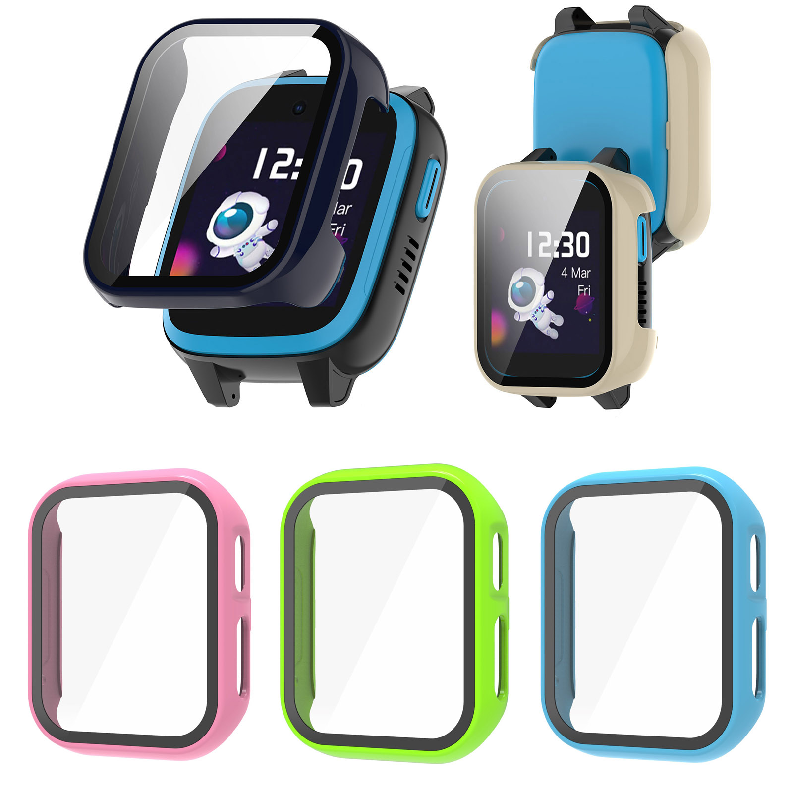 Hard Edge Shell Glass Screen P - Smart Watch Kids avis et prix