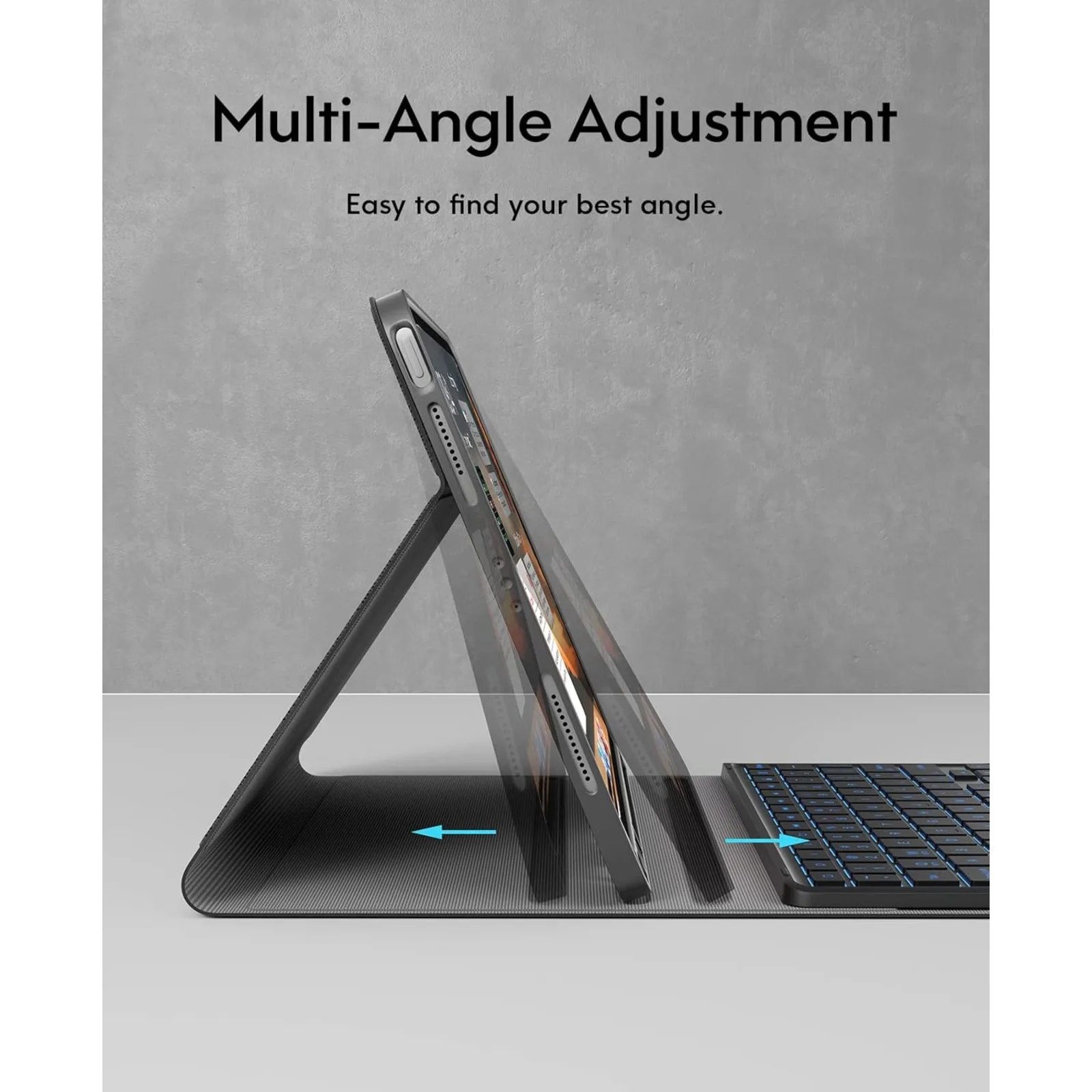 Keyboard Case & Mouse for iPad - Wireless Keyboard Mini avis et prix