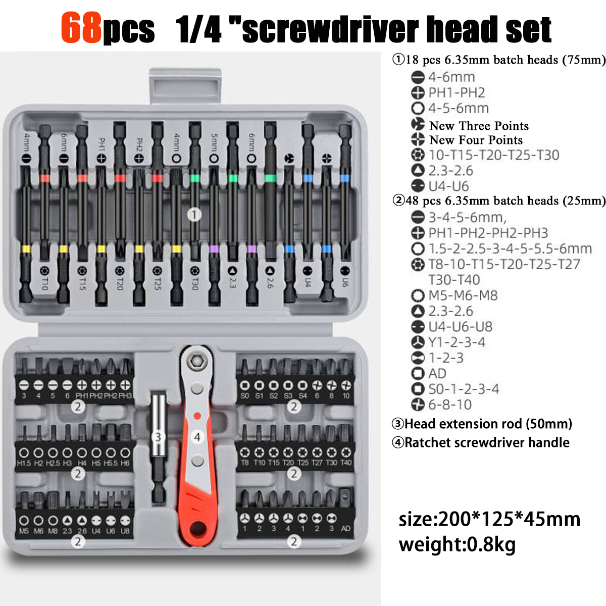 68 in 1 Precision Ratchet Scre - Diy Electronics Gadgets avis et prix