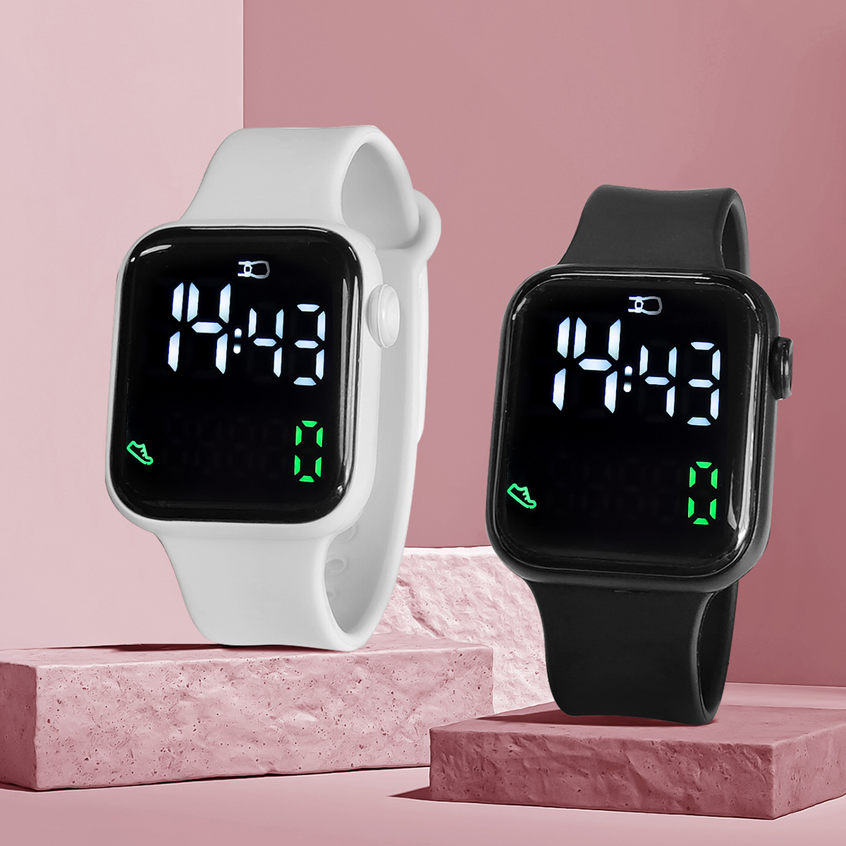 New 2PCS Student Minimalist Sm - Smart Watch Kids avis et prix