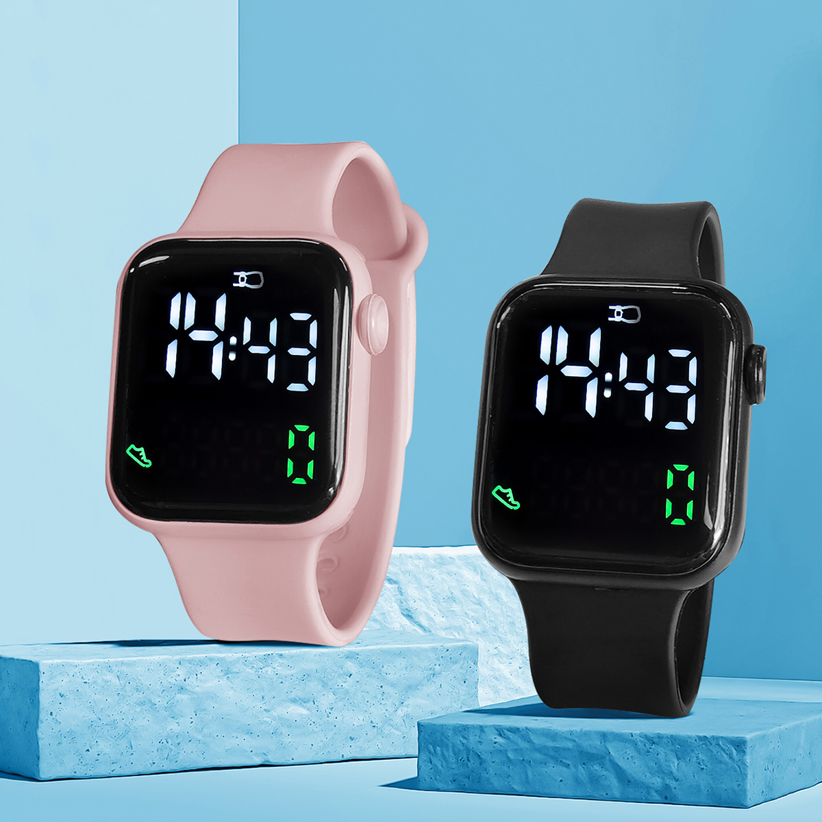 New 2PCS Student Minimalist Sm - Smart Watch Kids avis et prix