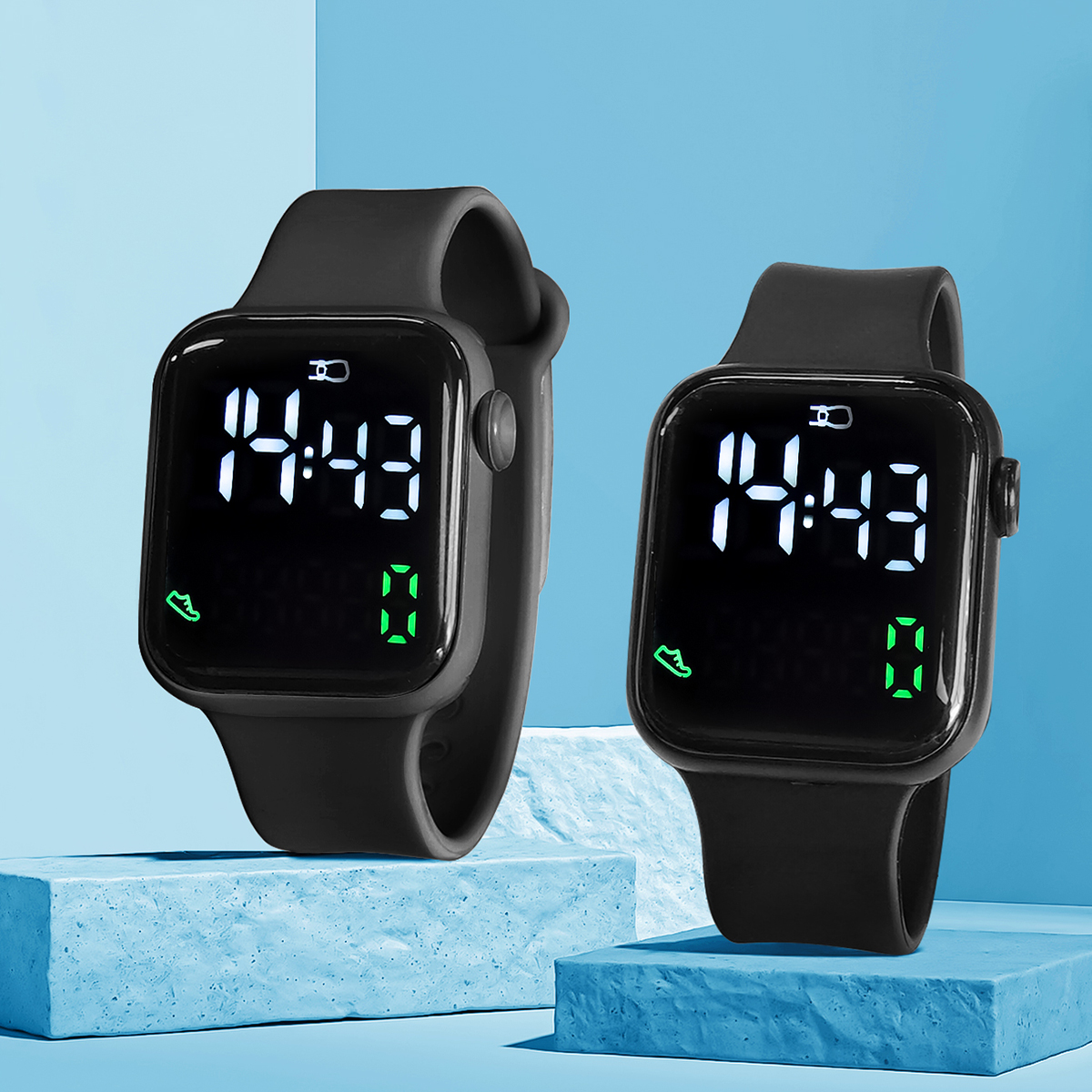 New 2PCS Student Minimalist Sm - Smart Watch Kids avis et prix