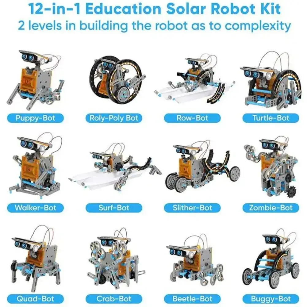 13 in 1 Solar Powered Robot Sc - Diy Electronics Gadgets avis et prix