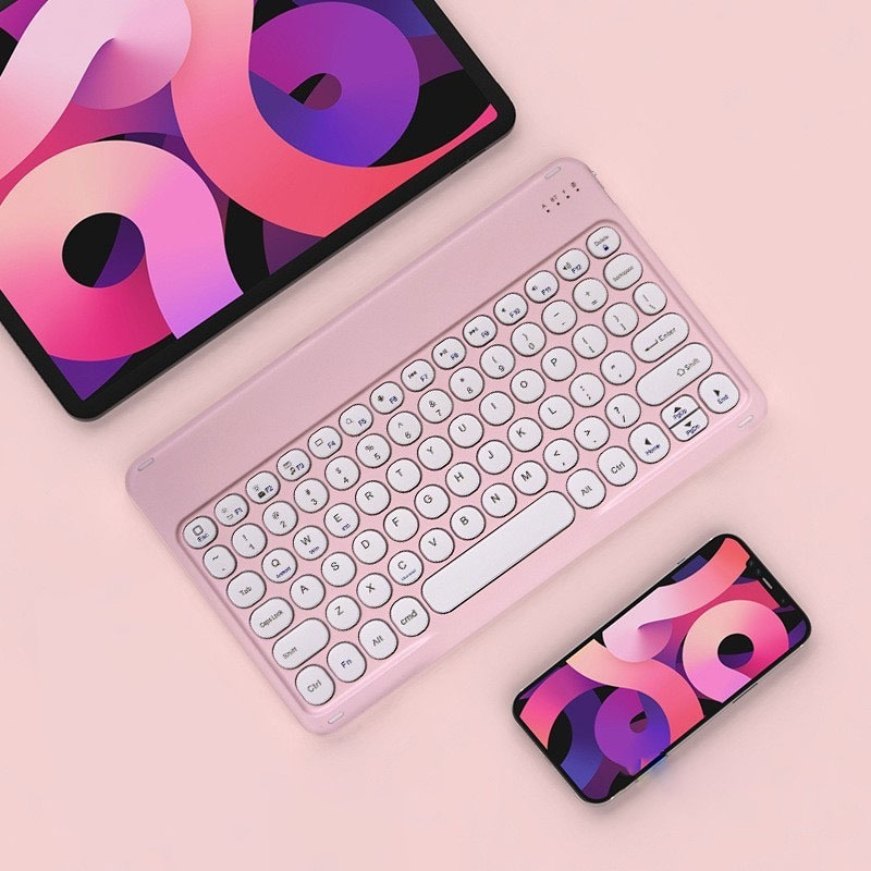 Round Hat Silent Retro Mini Wi - Wireless Keyboard Mini avis et prix